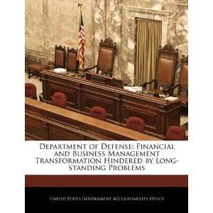  Department of Defense Financial and Business Management 