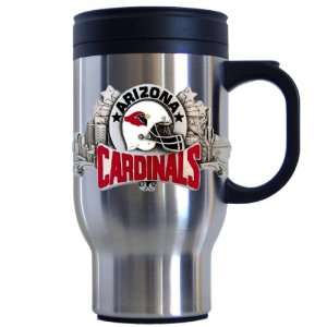Siskiyou Sports Arizona Cardinals 18 oz NFL Stainless Steel Travel Mug 