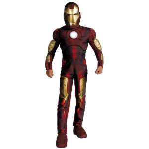  Iron Man Light Up Muscle Chest Kids Costume: Toys & Games