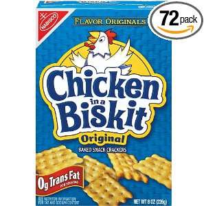 Flavor Originals Chicken in a Biskit Baked Snack Crackers, 8 Ounce 