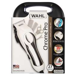 Wahl Chrome Pro 27 piece Hair Cutting Kit  