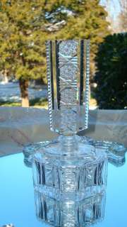 Vintage Czech Perfume Bottle (Huge & Stunning Crystal )  