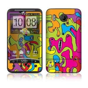  HTC Desire HD Decal Skin Sticker   Color Monsters 