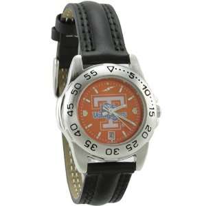   Vols Ladies Black Leather AnoChrome Sport Watch: Sports & Outdoors