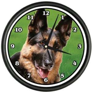  GERMAN SHEPHERD Wall Clock dog doggie pet breed gift: Home 