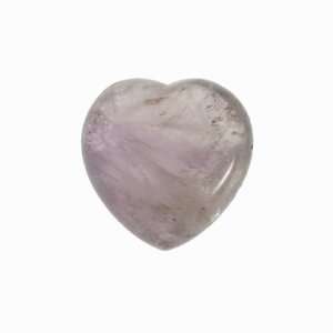  25mm Light Amethyst Puffy Heart Gemstone   Pack Of 1 Arts 
