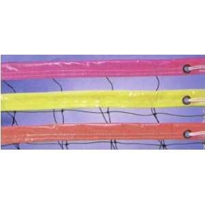  Volleyball Nets   32 X 3 Volleyball Net W/ Neon Orange 