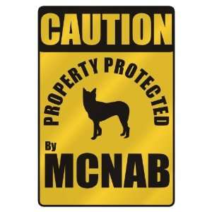    PROPERTY PROTECTED BY MCNAB  PARKING SIGN DOG: Home Improvement