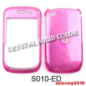 For Blackberry 8520 8530 Curve Crystal Hot Pink Cover C Cell Phone 