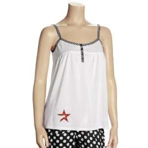   Astros Ladies White Galaxy Tank Top (X Large): Sports & Outdoors