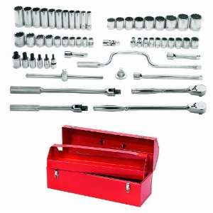   JH Williams WSS 57F 57 Piece 1/2 Inch Drive Socket and Drive Tool Set