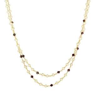 com Gold Plated Sterling Silver Ruby Crystallized Swarovski Elements 
