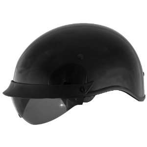 Cyber Helmets U 72 Half Solid Helmet, Black, Helmet Type Half Helmets 