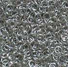   6mm 18g Bright Aluminum JUMP RINGS SAW CUT Chainmail chain mail maille