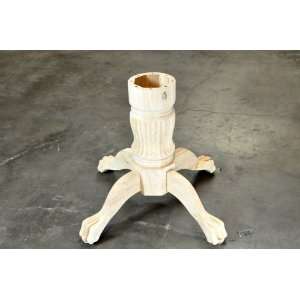    Solid Wood Pedestal Poker Table Leg   Unfinished