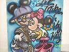 Airbrush mickey and minnie couple T shirt personalized