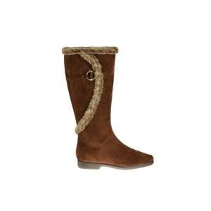    Annie Shoes 29125 Brown Velvet Suede Womens Classic Boot Baby