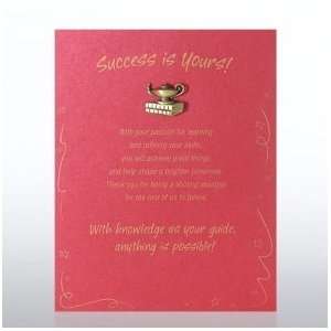   Character Pin   Lamp of Knowledge Success is Yours
