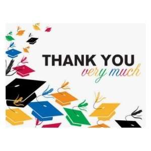  Graduation Toss Thank You Cards 25 Per Pack Health 
