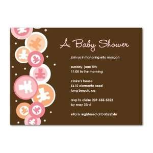 Baby Shower Invitations   Teddy Shower: Pink By Hello Little One For 