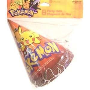  Pokemon Theme Cone Hats   8 Count: Toys & Games