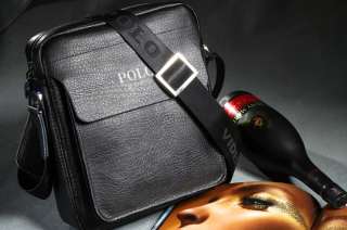 Mens Faux Leather Messenger Shoulder Bag Briefcase Satchel Two Colors 