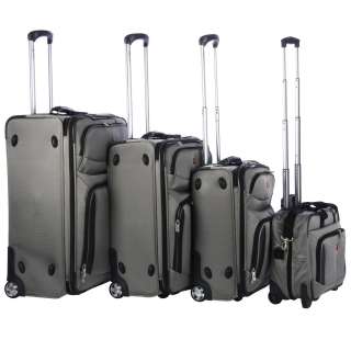 Wenger Lucerne Lite XLT Collection Silver 4 piece Luggage Set 