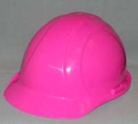 NEW Pink Safety Helmet hard hat 4 pt slide suspension  