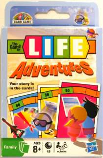 The Game of Life Adventures Card Game NEW  