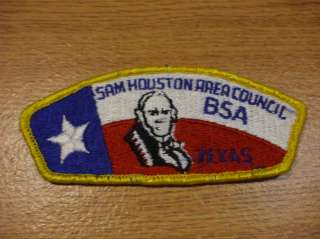 BSA Boy Scout Sam Houston Area Council Strip CSP Patch  
