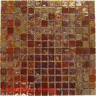 Iridescent Amber Glass Tile Mosaic for Pool & Spa $17