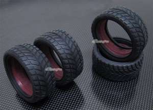   + Rear Tires 26mm for Tamiya Volkswagen Race Touareg CC 01  