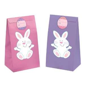  Easter Paper Bags with Sticker Seals Toys & Games