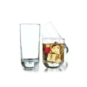  Libbey Polaris Drinking Glasses and Tumblers, Set of 16 