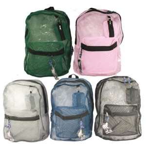  Mesh Backpack 17 for School Outdoor Many Colors 