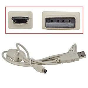  5 USB 2.0 A (M) to 5 pin USB 2.0 Mini B (M) Cable w 