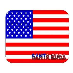 US Flag   Santa Rosa, California (CA) Mouse Pad 
