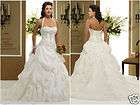 Hot Sale Stock White Ivory ^Halter^ Bride Wedding Dresses Size 6 8 10 
