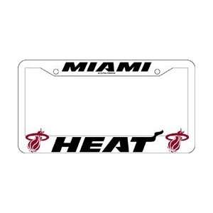  Miami Heat Plastic License Plate Frame NBA Automotive