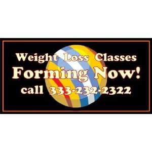  3x6 Vinyl Banner   Weight Loss Classes: Everything Else