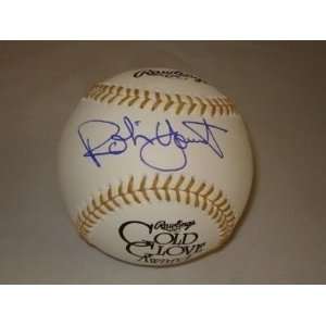 ROBIN YOUNT Signed MLB Gold Glove Baseball Brewers PSA   Autographed 