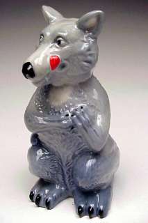 Wade Porcelain Big Bad Wolf Figure From The Three Little Pigs Fairy 