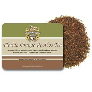 Florida Orange Rooibos Caffeine Free Tea Grocery & Gourmet Food