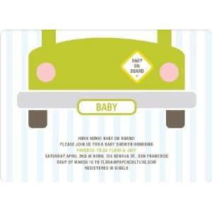  Baby on Board Baby Shower Invitations Health & Personal 