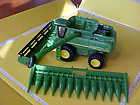 John Deere 9760 STS Combine With 2 Heads Die Cast & Plastic 164 Scale 