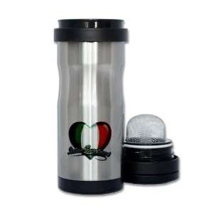  Thermos Tea Tumbler Bottle Italian Sweetheart Italy Flag 