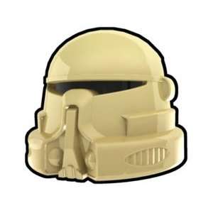   Tan Airborne Helmet   LEGO Compatible Minifigure Piece: Toys & Games
