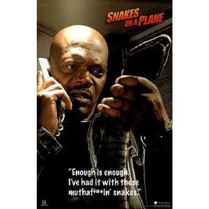  Snakes on a Plane Movie (Samuel L. Jackson) Poster Print 