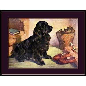    Picture Print Cocker Spaniel Puppy Dog Art: Everything Else