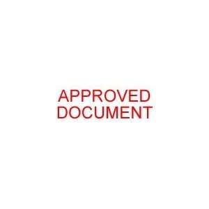  APPROVED DOCUMENT Rubber Stamp for office use self inking 